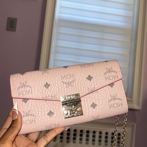Light Pink MCM Wallet Bag